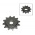 voortandwiel 12T breed  (5V)       15 20 20